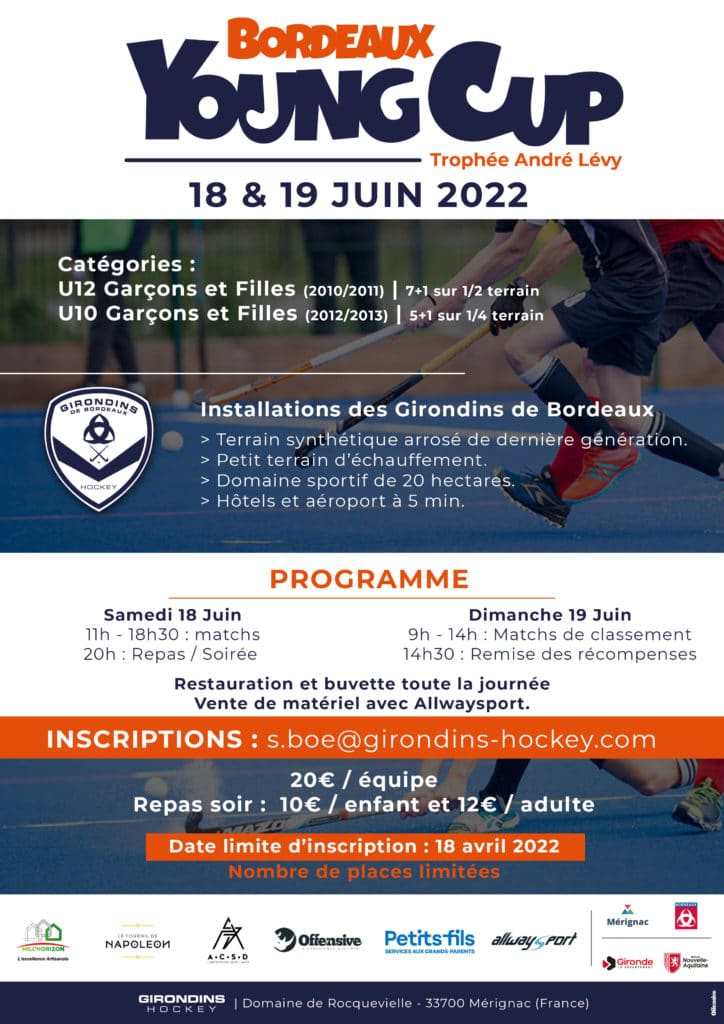 Bordeaux Young Cup, tournoi international de hockey sur gazon des jeunes